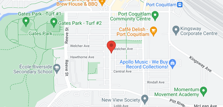 map of 406 2330 SHAUGHNESSY STREET